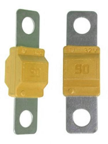 904858 Предохранитель ABF-405 ленточный с изолятором 90A (40,8x12,1мм,d5,6мм)